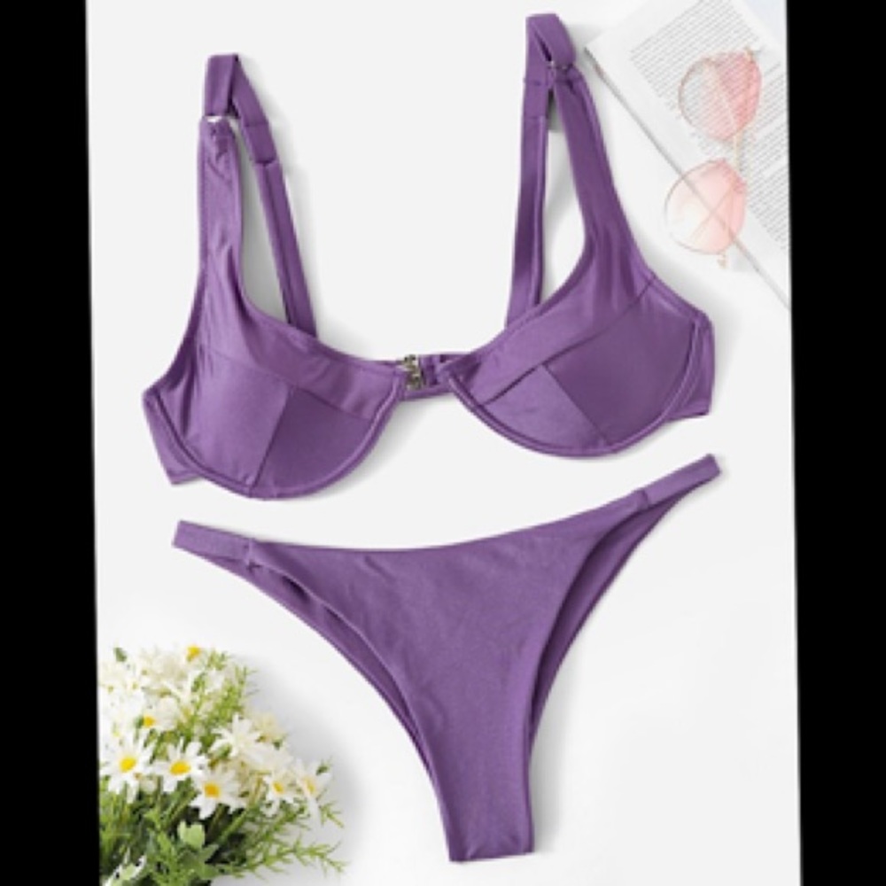 Underwire Top with Tanga Bikini